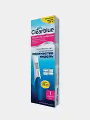 Тест цифровой для определения беременности Clearblue, с индикатором срока, 1 тест