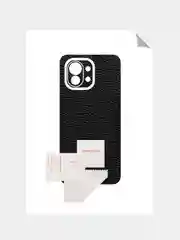 Угольный защитная пленка для Xiaomi 11 lite под карбон на заднюю часть,кожу,назад,зад,карбоновая