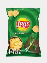 Чипсы картофельные Lays "Зеленый Лук", 140г