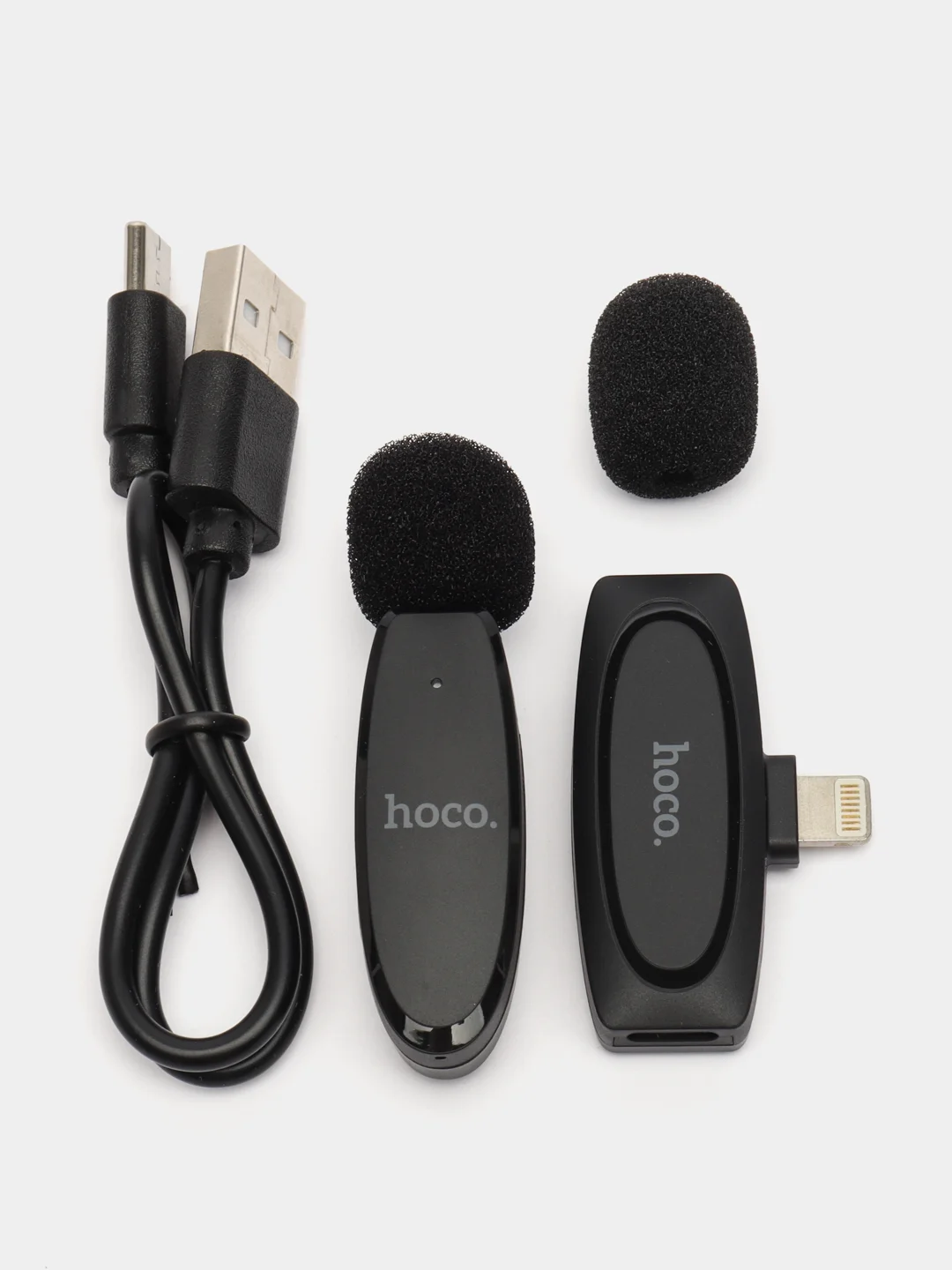 Беспроводной микрофон, петличный, для Android Type-C, Lightning iPhone