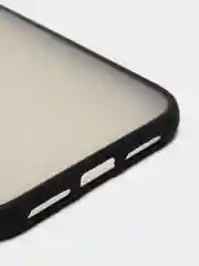 Темно-синий чехол для айфон (iPhone) 11 Pro Max 12, 13, 14 Plus с защитой для камеры, пластиковый