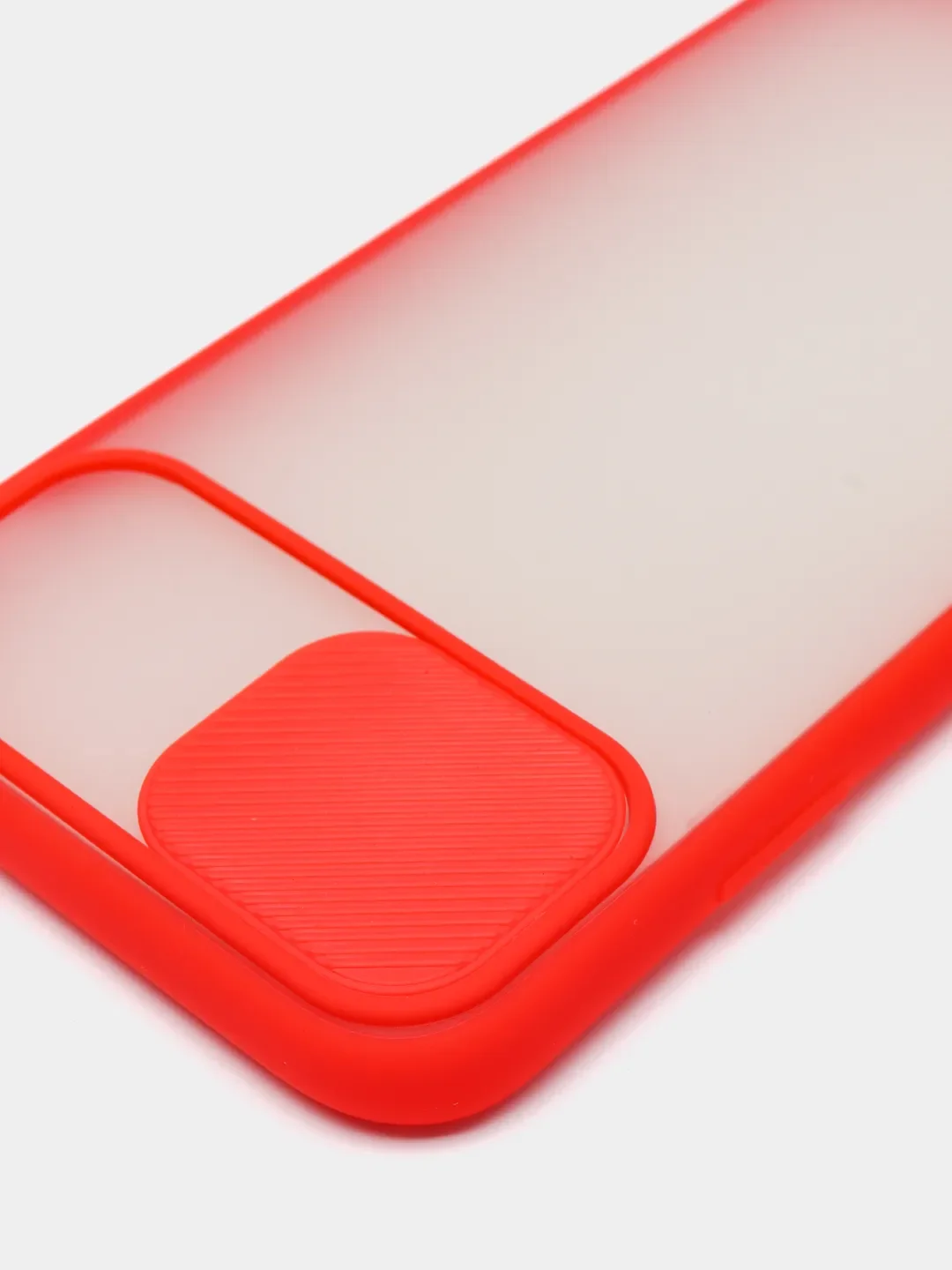 Красный чехол для айфон (iPhone) 11 Pro Max 12, 13, 14 Plus с защитой для камеры, пластиковый