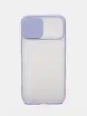 Лавандовый чехол для айфон (iPhone) 11 Pro Max 12, 13, 14 Plus с защитой для камеры, пластиковый