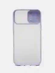 Лавандовый чехол для айфон (iPhone) 11 Pro Max 12, 13, 14 Plus с защитой для камеры, пластиковый