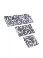 Набор для сушки посуды из микрофибры, коврик 38x50 см, 2 тряпки, 40х48 см/30х30 см
