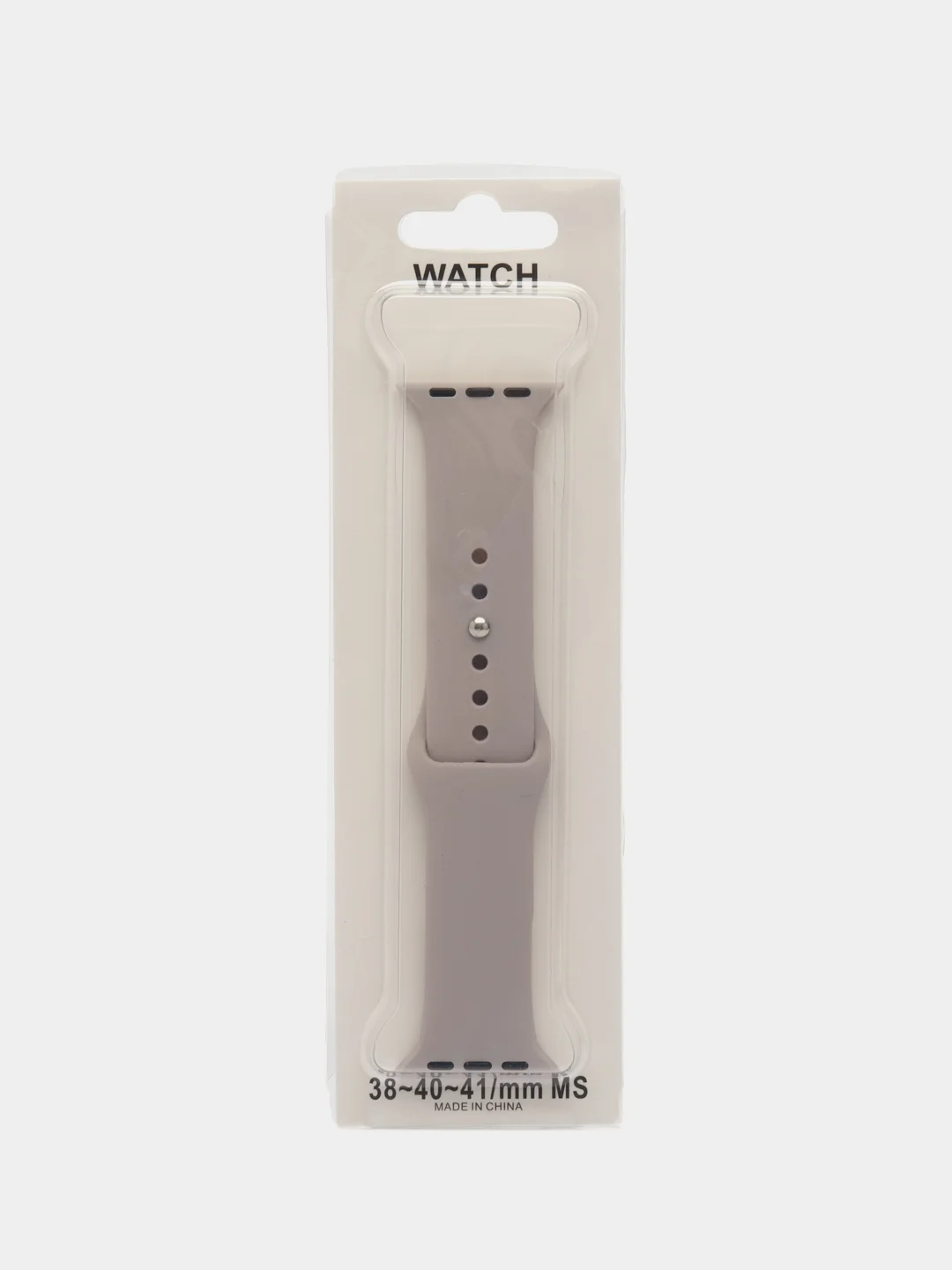 Серый меланж силиконовый ремешок для Apple Watch