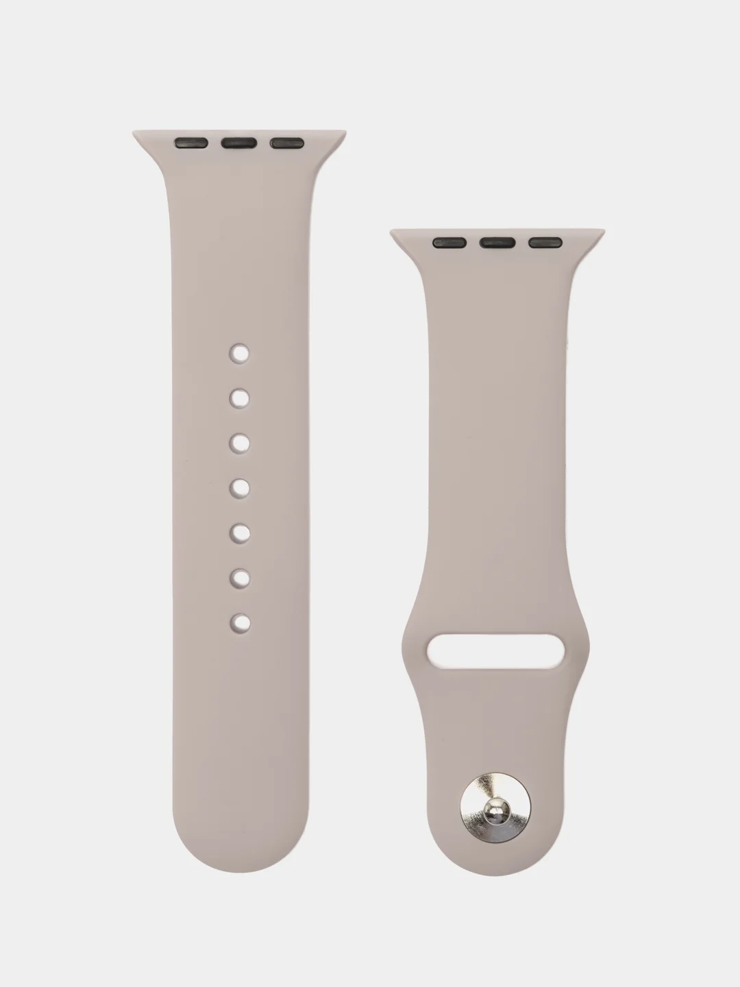 Серый меланж силиконовый ремешок для Apple Watch