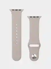 Серый меланж силиконовый ремешок для Apple Watch