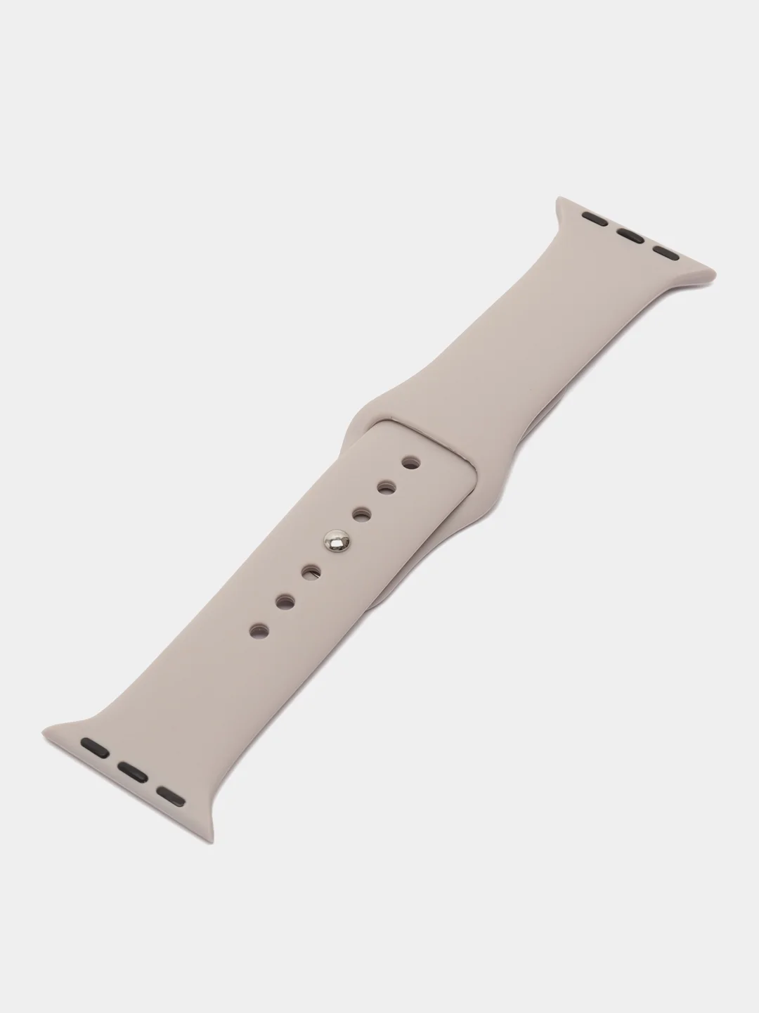 Серый меланж силиконовый ремешок для Apple Watch