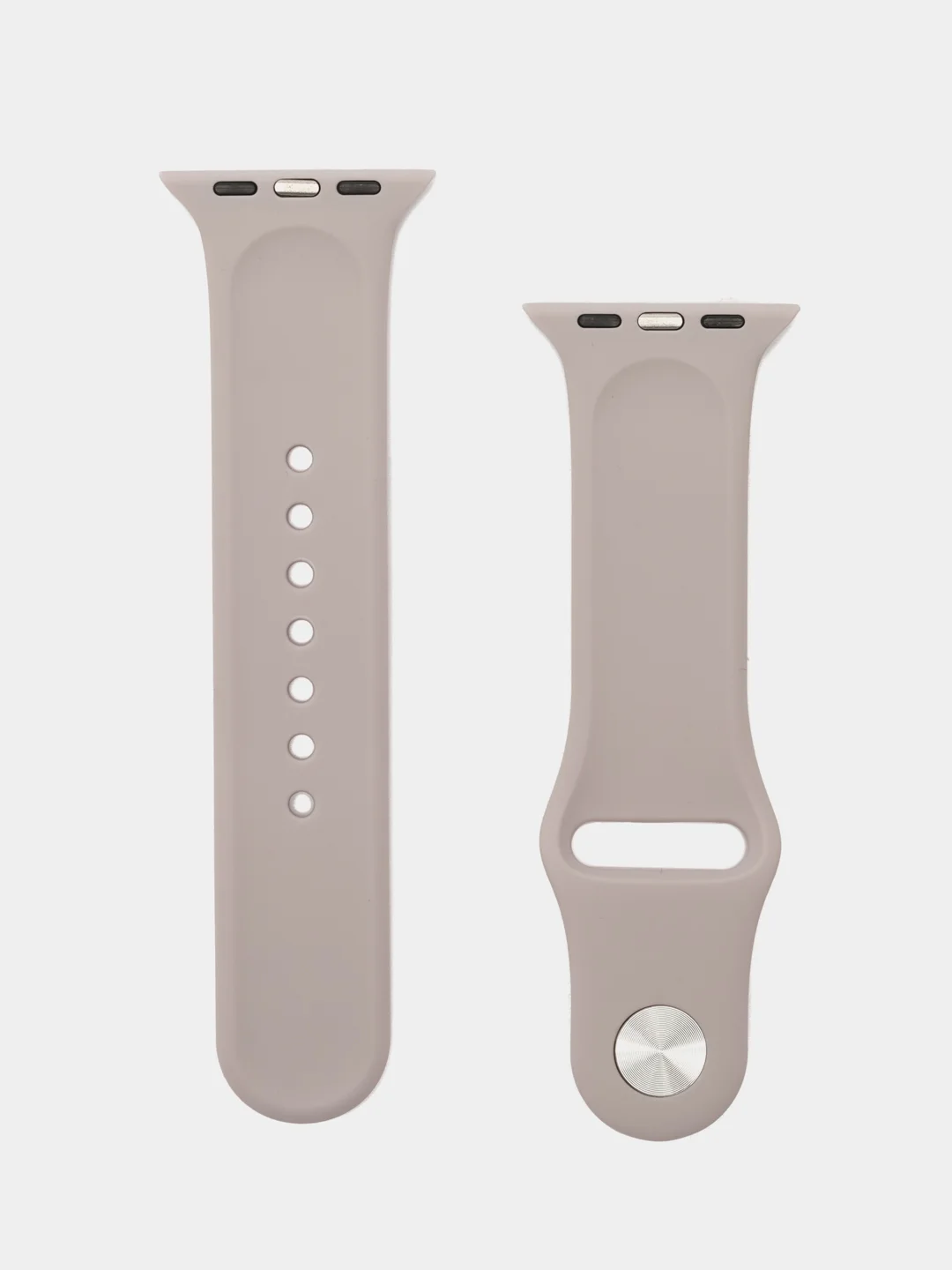 Серый меланж силиконовый ремешок для Apple Watch