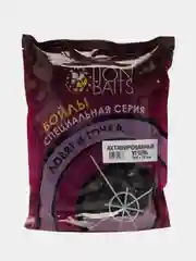 Бойлы специальной серии Ловят и точка LION BAITS Активированный уголь 20мм 900гр