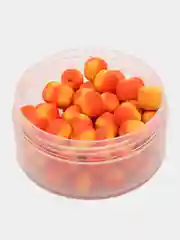 Бойлы нейтральной плавучести Wafters twincolor LION BAITS Клубника - Мед 12мм
