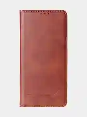Алый чехол-книжка GQ Lite для Xiaomi Redmi Note 13 Pro Plus из высококачественной кожи