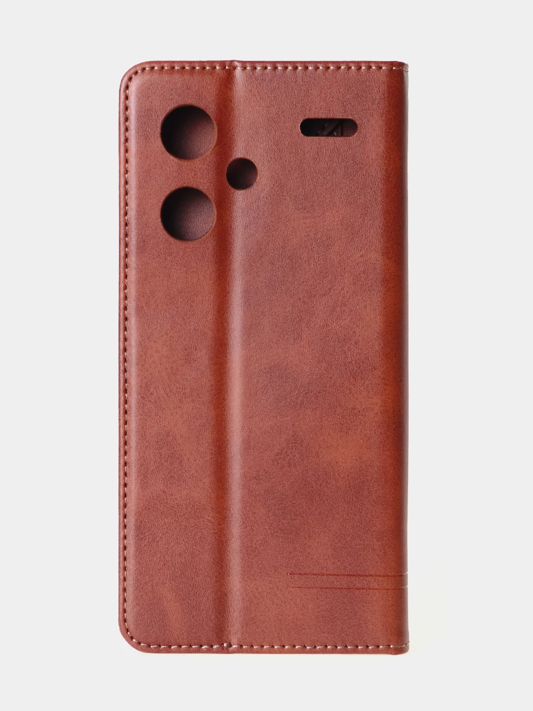 Коричневый чехол-книжка GQ Lite для Xiaomi Redmi Note 13 Pro Plus из высококачественной кожи