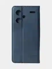 Синий чехол-книжка GQ Lite для Xiaomi Redmi Note 13 Pro Plus из высококачественной кожи