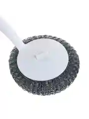 Губка металлическая для мытья посуды с ручкой, 25,5x9,5x6,5 см