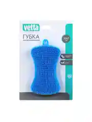 Губка многофункциональная, 12х7 см, 4 цвета