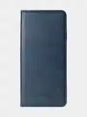Синий чехол-книжка для Tecno Pova 6 Pro из высококачественной искусственной кожи