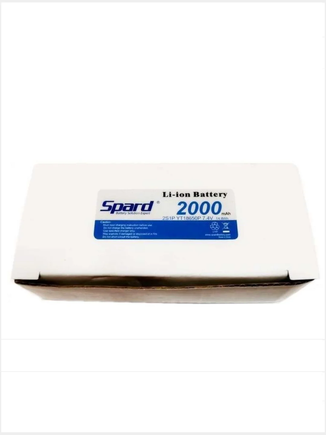 Аккумулятор Spard Li-Po 2000mAh, 7,4V, 20C, Tplug для Remo Hobby 1/16