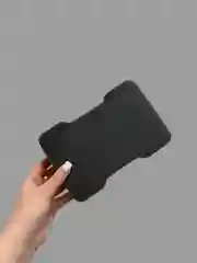 Губка для мытья автомобиля, двухслойная, фигурная 1 шт