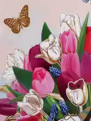 Пакет подарочный, бумажный цветочный узор, 26x32x10 см, 3 дизайна