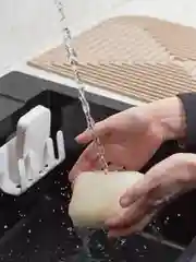 Губки для мытья посуды экологичные из люфы и целлюлозы Eco Sponge набор из 2 шт