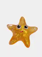 Манго игрушка Мякиш - антистресс "Морская звезда" с блестками, 10 см