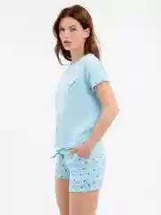 Светло-коричневый пижама женская с шортами, Lilians