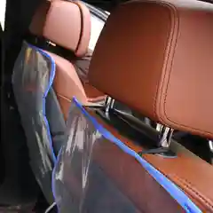 Серый защитный чехол на сиденье автомобиля  в комплекте 2 шт / Защитная накидка в комплекте 2 шт