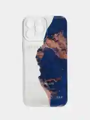 Светло-бежевый iphone 13, Айфон 13 чехол матовый с объёмный с принтом для iPhone 13