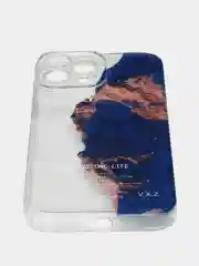 Синий чехол на айфон 11 чехол с обьемный с принтом Чехол для iPhone 11 Чехол на iPhone 11
