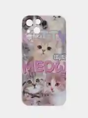 Светло-коричневый чехол на айфон 11 чехол с обьемный с принтом Чехол для iPhone 11 Чехол на iPhone 11