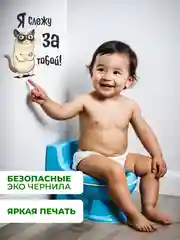 Бежевый наклейки интерьерные "Коты" на бачок унитаза, холодильник