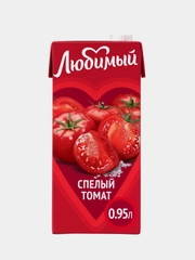 Нектар Любимый, томатный с мякотью, 0,95л
