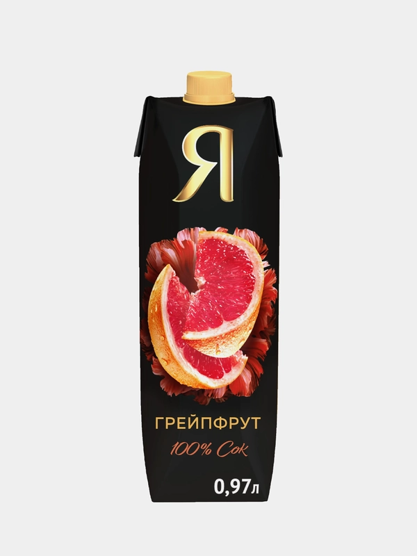 Сок Я "Грейпфрут", с мякотью, 0,97 л