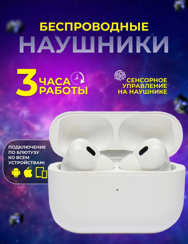 Беспроводные наушники Pods Pro2, сенсорные, Bluetooth, для Android и iPhone