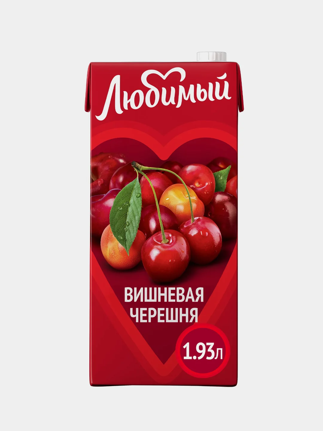 Сокосодержащий напиток Любимый "Вишневая Черешня", 1,93л