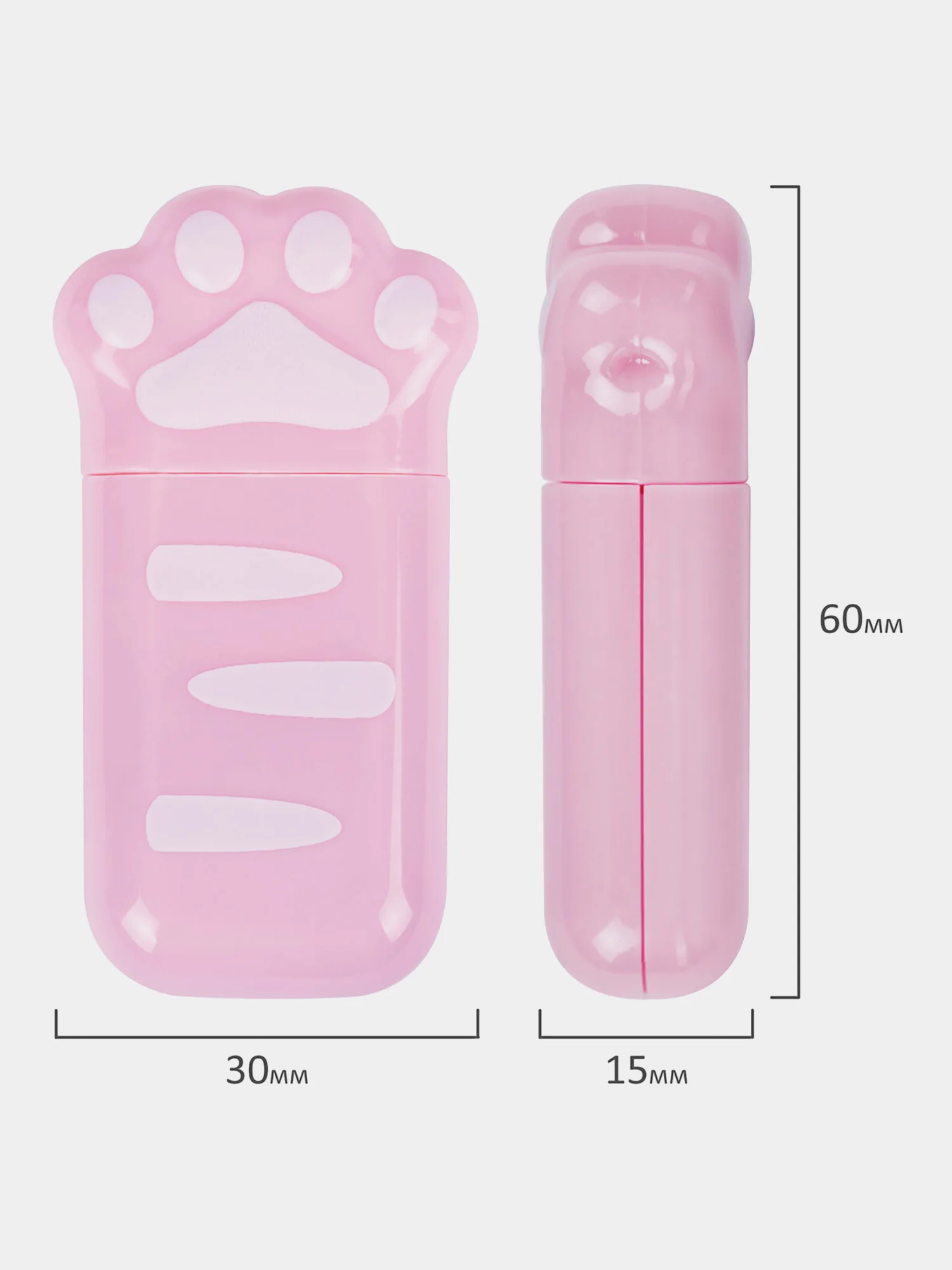 Замазка ленточная Brauberg Kids Лапки, 272498, корректирующая лента, штрих корректор, 2 шт