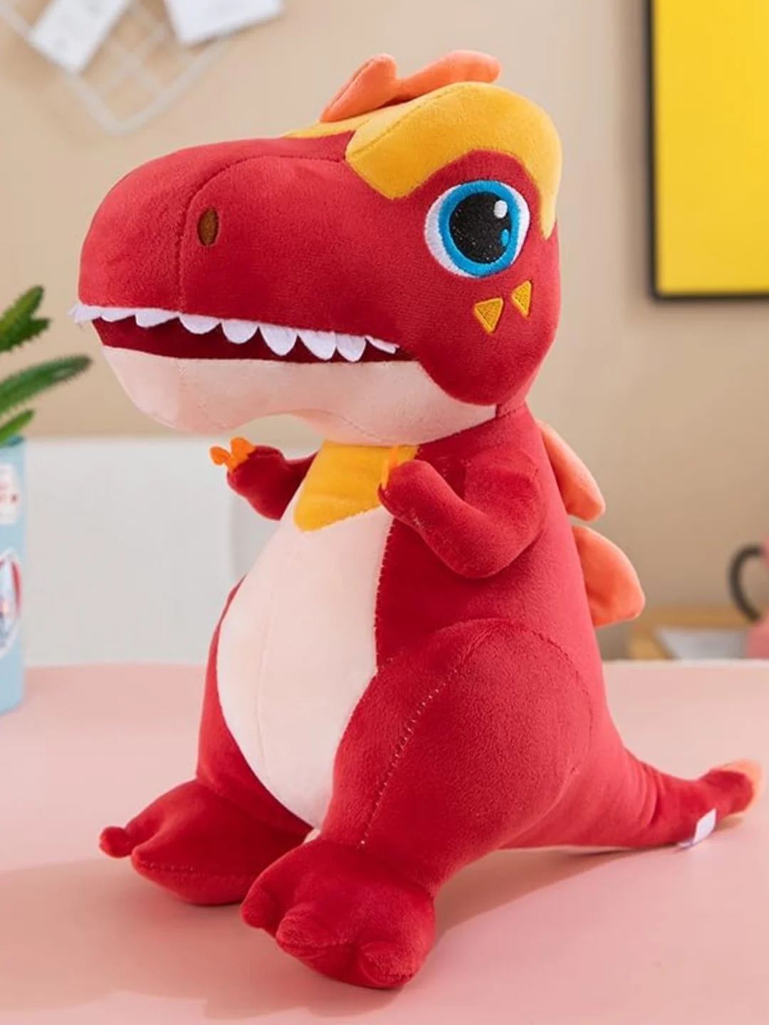Красный игрушка мягкая Дракон, 60 см