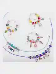 Набор для создания украшений Brauberg Kids, для девочек подарочный, бижутерия 90 элементов