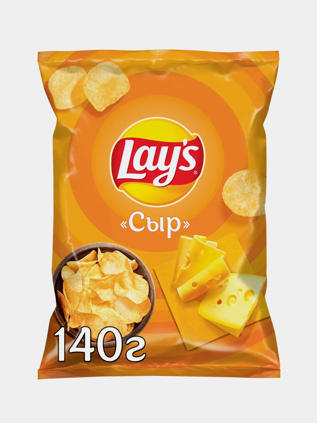 Чипсы картофельные Lays "Сыр", 140г