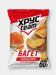 Сухарики Хрусteam Багет "Красная икра", 60г