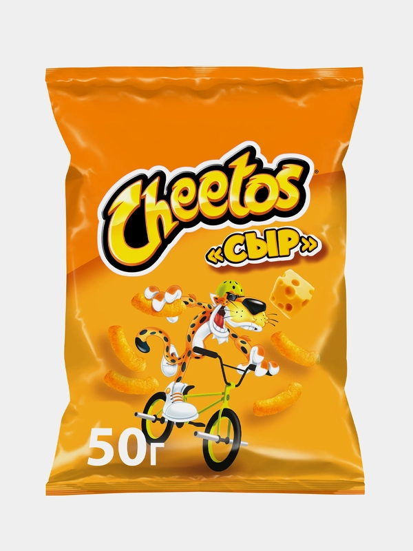 Кукурузные снеки Cheetos "Cыр", 50г