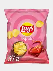Картофельные чипсы Lays со вкусом Краба, 37г