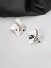 Серебряный женские серьги в стиле геометрия