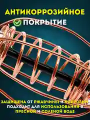 Кормушка рыболовная "Арбуз" универсальная с центральной пружиной для рыбалки, Вес 25-45 г