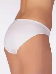 Белый трусы женские из микрофибры Giulia HI-LEG BRIEFS