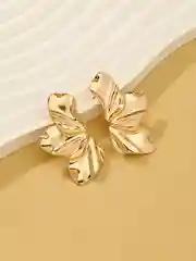 Золотой женские серьги - бабочка