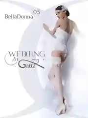 Бежевый чулки Gatta BELLA DONNA 03