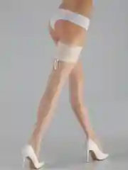 Бежевый чулки Gatta BELLA DONNA 03